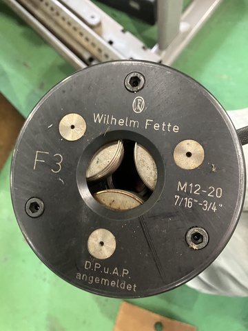 WILHELM FETTE F3 ねじ転造ヘッド